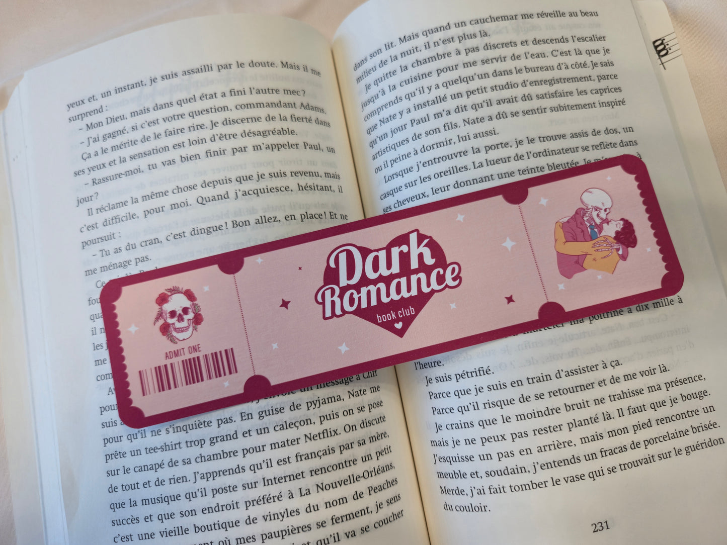 Marque-page Dark Romance ♥ Collection Book Club