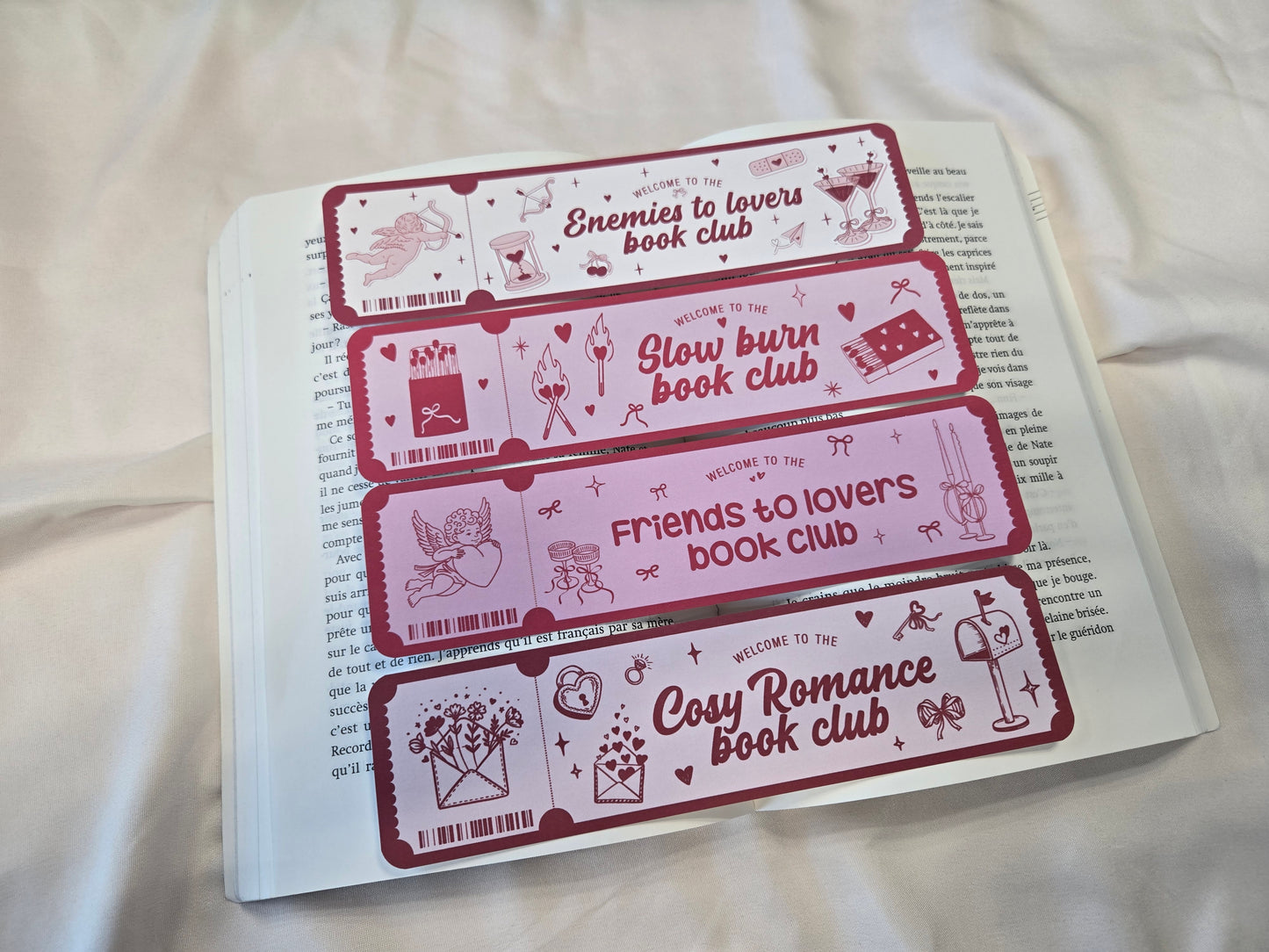 Marque-page Enemies to lovers Book Club ♥ Collection Tropes