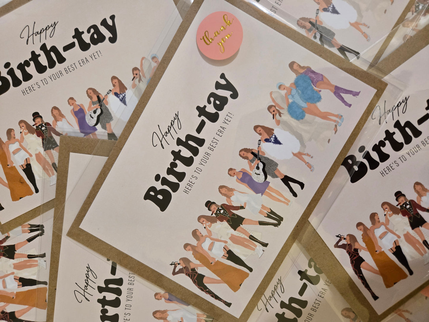 Carte d'anniversaire Happy Birth-Tay ♥ Collection Taylor Swift