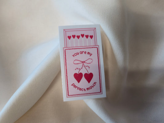 Sticker You are my perfect match ♥
