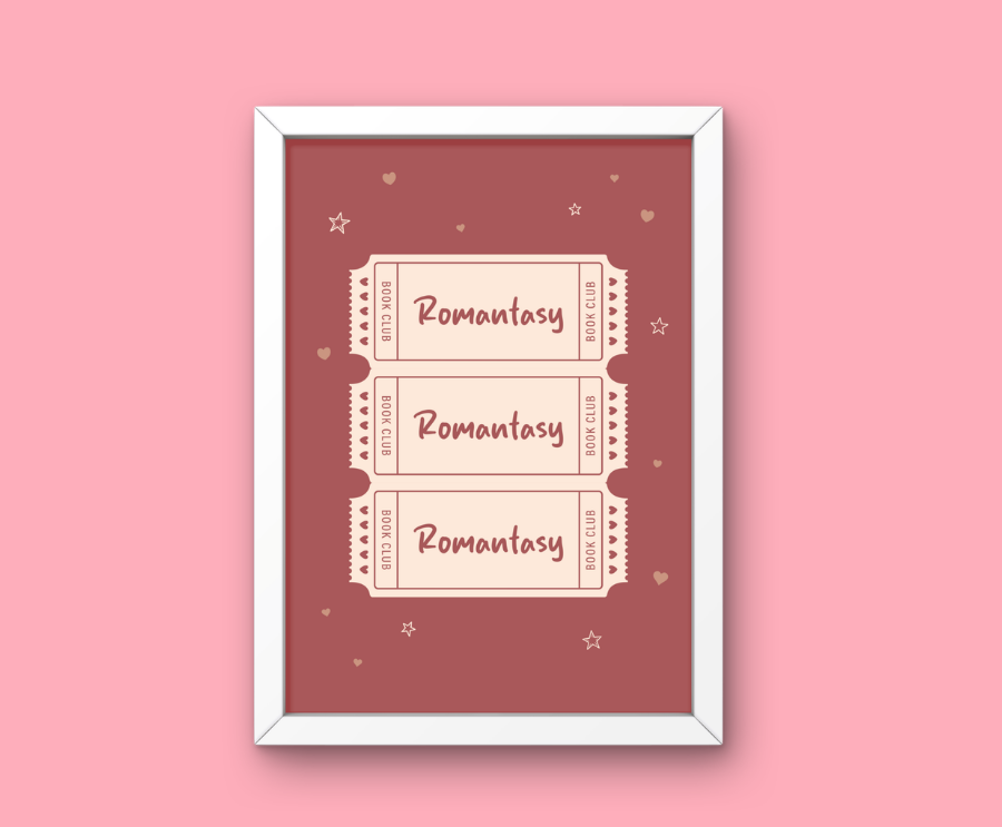 Affiche Romantasy Book Club ♥ Collection Tickets Tropes