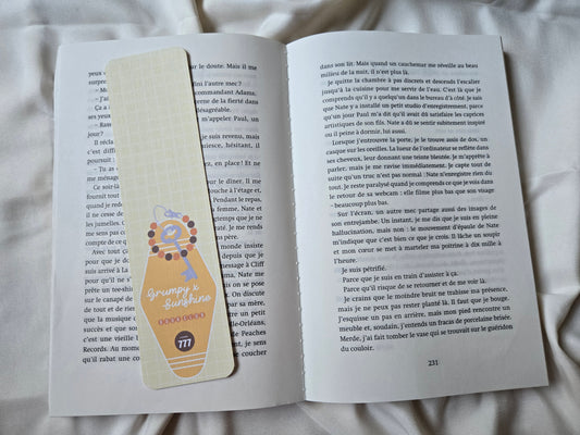 Marque-page Grumpy x Sunshine ♥ Collection Clé de motel
