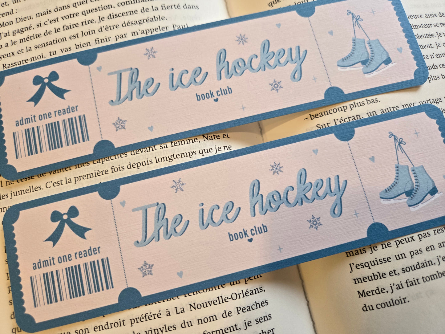 Marque-page The Ice Hockey ♥ Collection Book Club