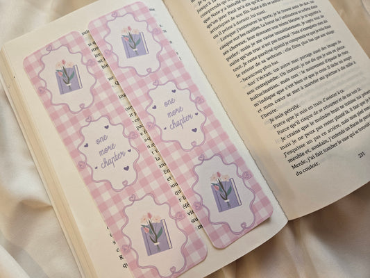 Marque-page Vichy ♥ One more chapter