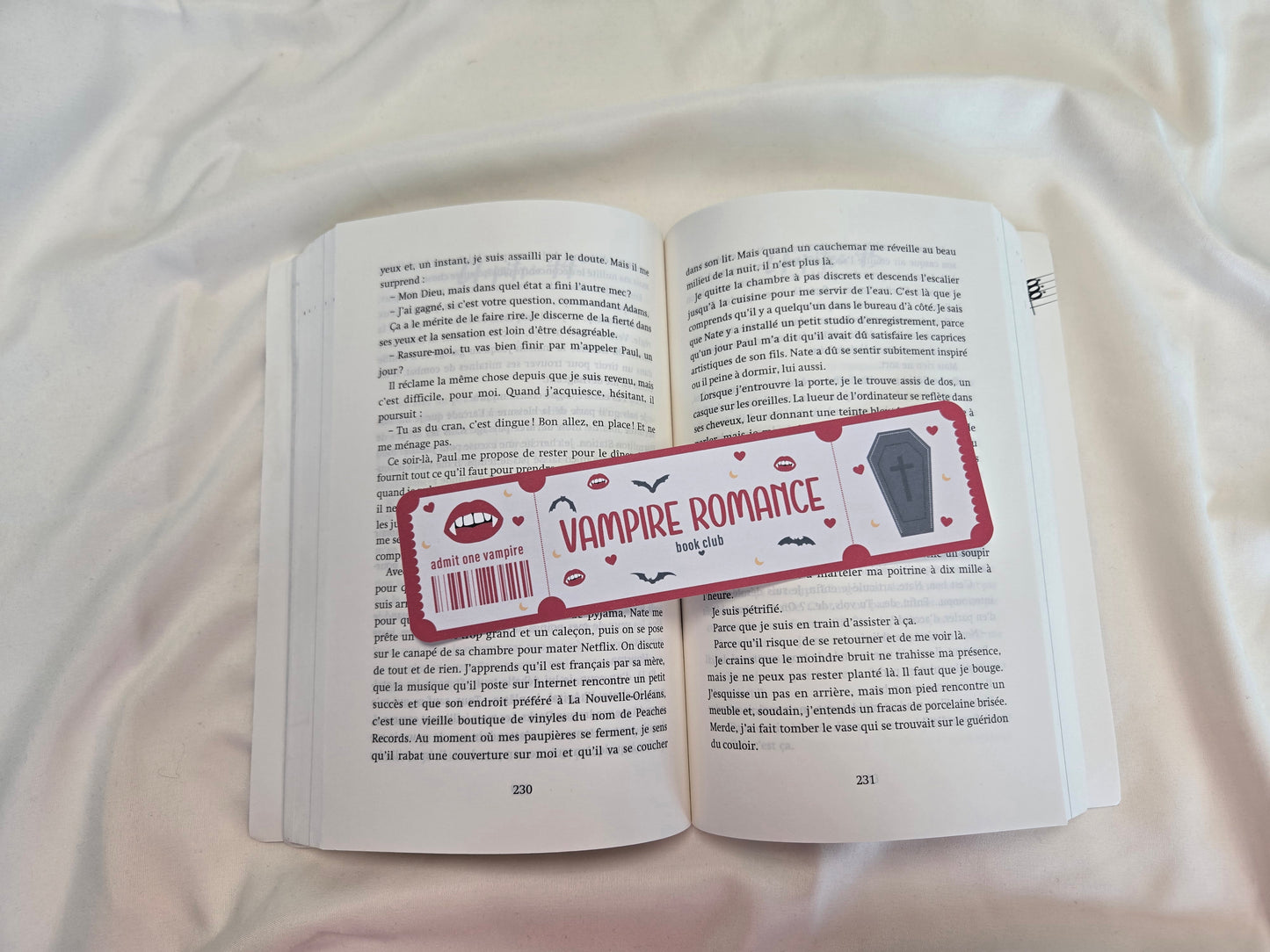 Marque-page Vampires Romance ♥ Collection Book Club