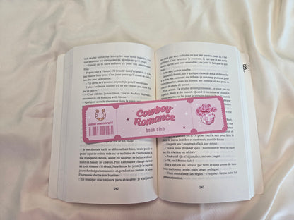 Marque-page Cowboy Romance ♥ Collection Book Club