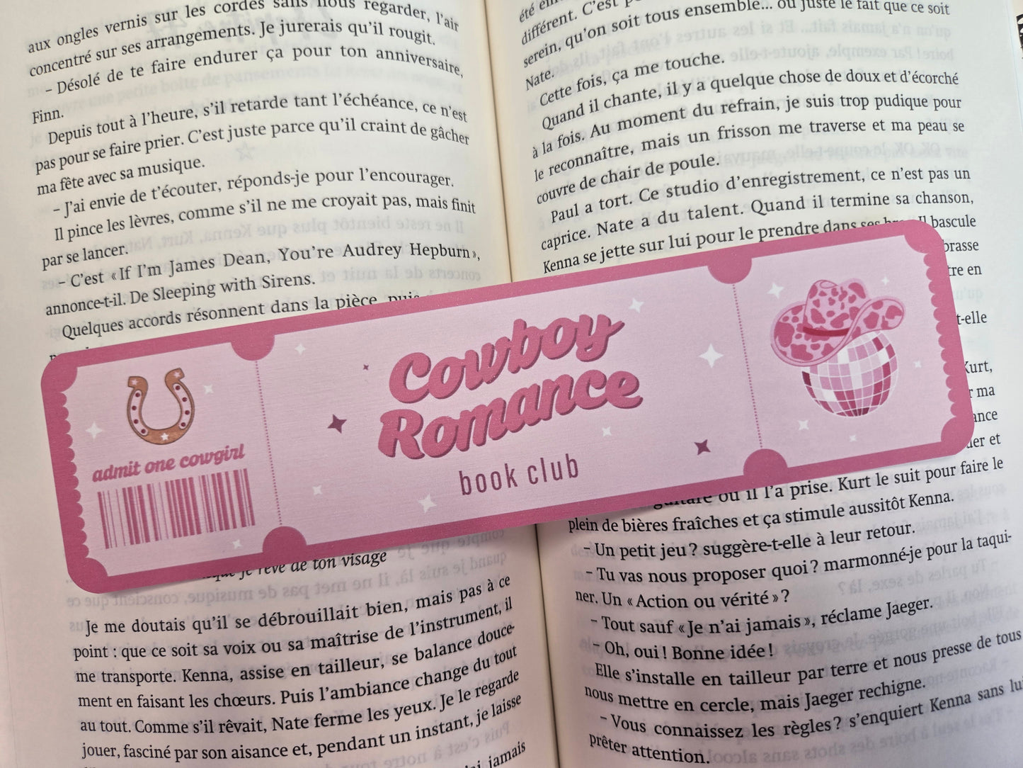 Marque-page Cowboy Romance ♥ Collection Book Club