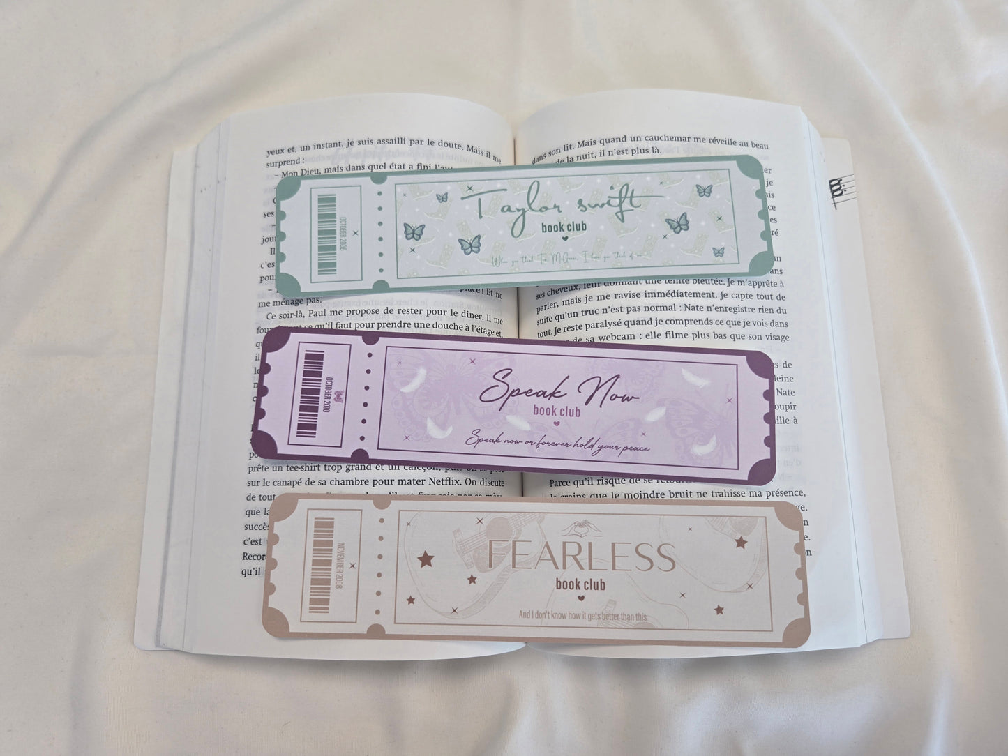 Marque-pages Taylor Swift - The Eras Tour tickets ♥ Collection Taylor Swift