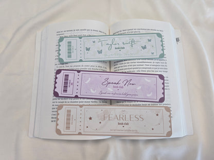 Marque-pages Taylor Swift - The Eras Tour tickets ♥ Collection Taylor Swift