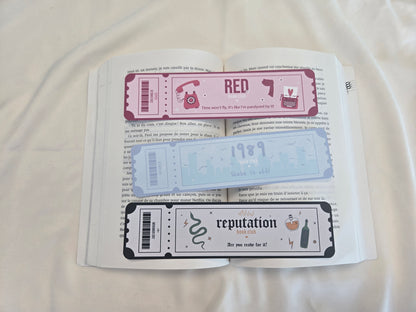 Marque-pages Taylor Swift - The Eras Tour tickets ♥ Collection Taylor Swift