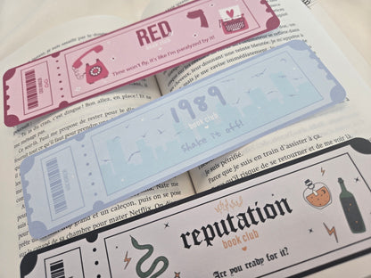 Marque-pages Taylor Swift - The Eras Tour tickets ♥ Collection Taylor Swift