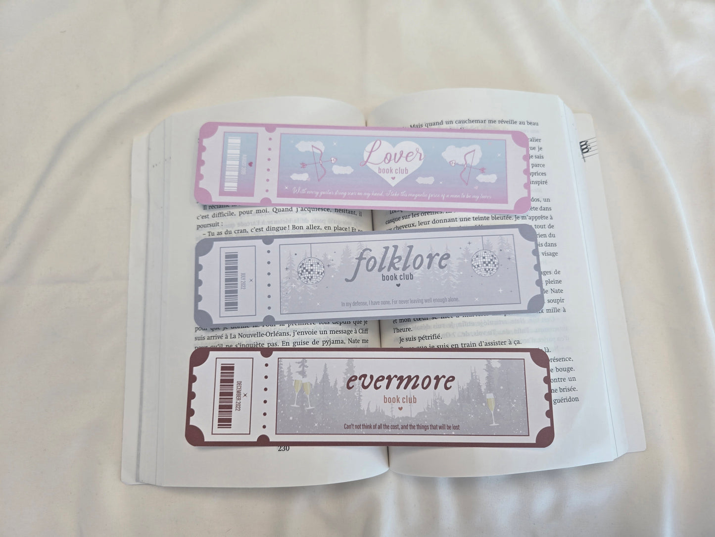 Marque-pages Taylor Swift - The Eras Tour tickets ♥ Collection Taylor Swift