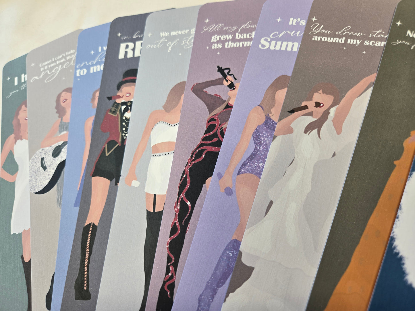 Marque-pages Taylor Swift - The Eras Tour dessins ♥ Collection Taylor Swift