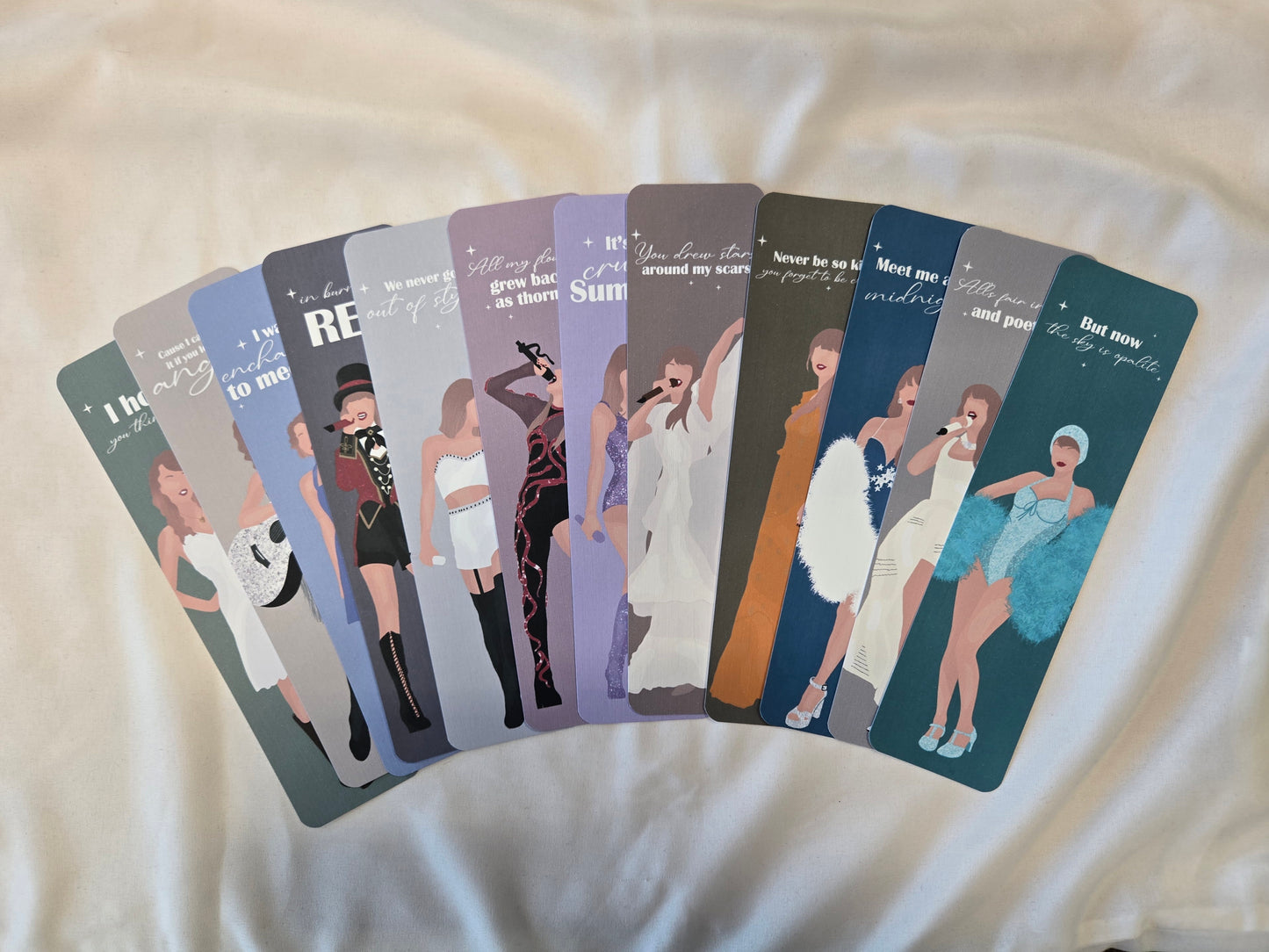 Marque-pages Taylor Swift - The Eras Tour dessins ♥ Collection Taylor Swift