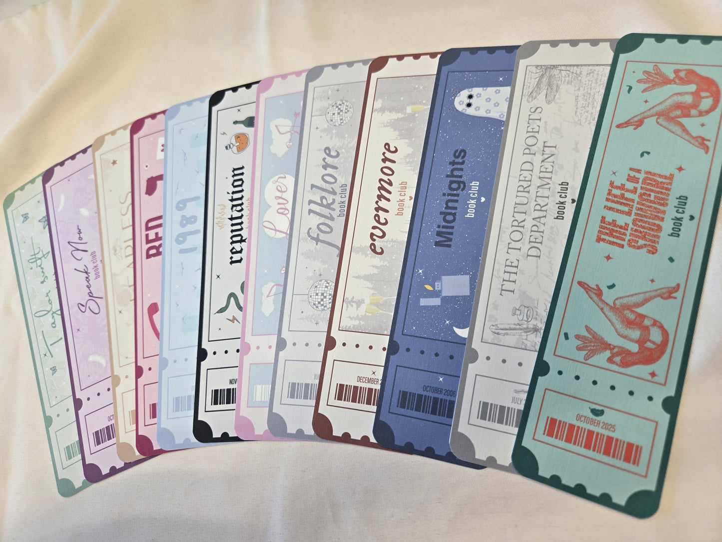 Marque-pages Taylor Swift - The Eras Tour tickets ♥ Collection Taylor Swift