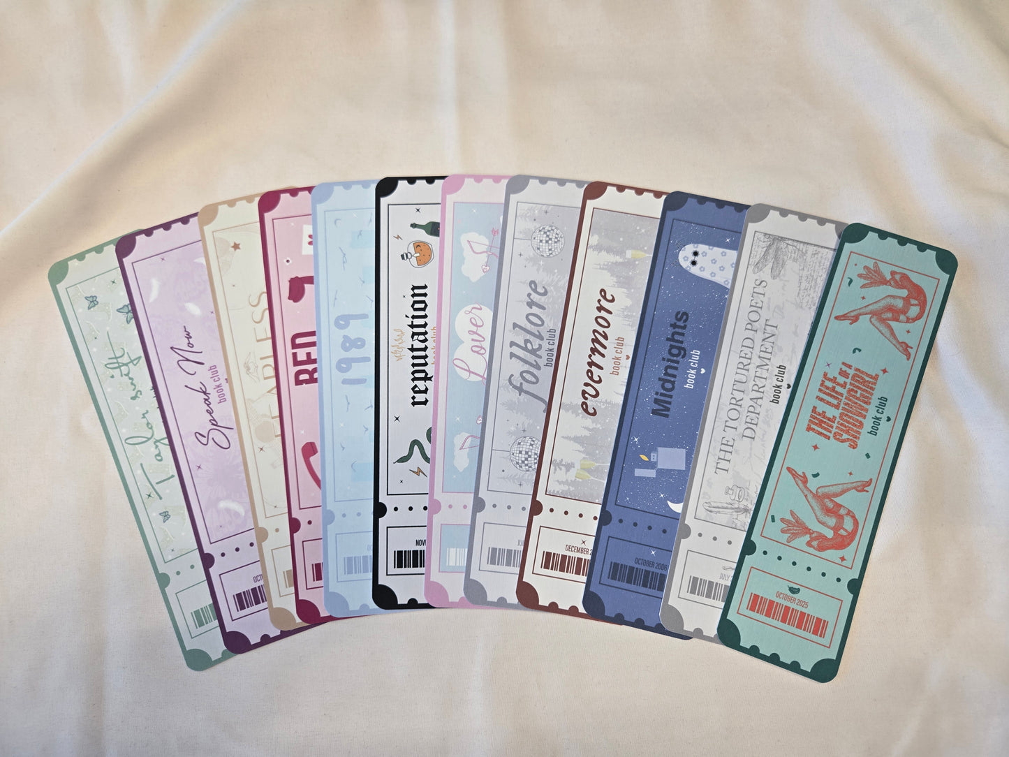 Marque-pages Taylor Swift - The Eras Tour tickets ♥ Collection Taylor Swift