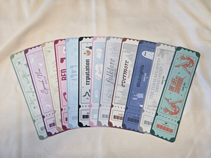 Marque-pages Taylor Swift - The Eras Tour tickets ♥ Collection Taylor Swift