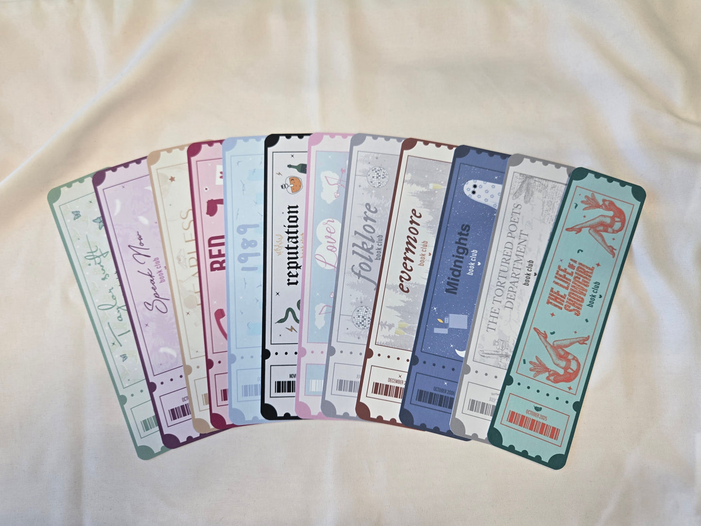 Marque-pages Taylor Swift - The Eras Tour tickets ♥ Collection Taylor Swift