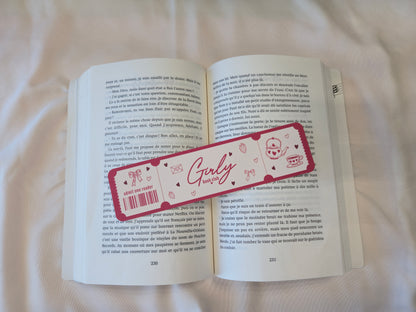 Marque-page Girly ♥ Collection Book Club