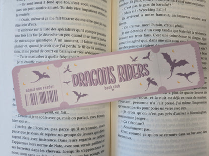 Marque-page Dragons Riders ♥ Collection Book Club