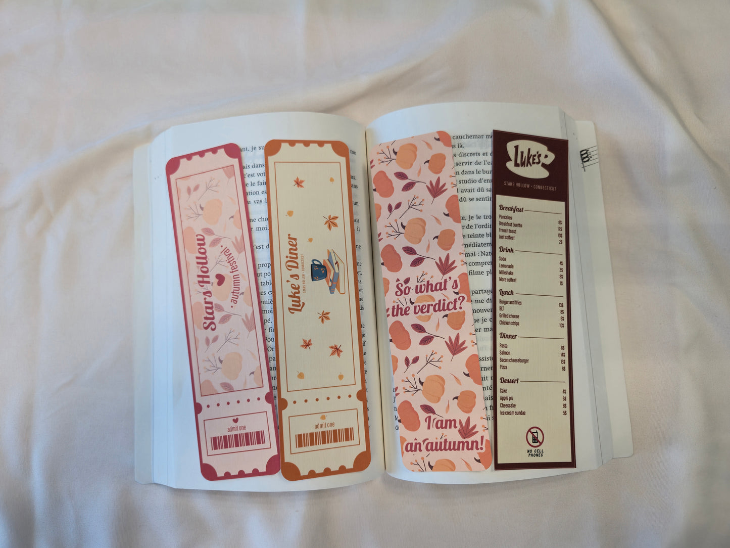 Marque-pages Gilmore Girls, Luke's Diner ♥ Collection Gilmore Girls