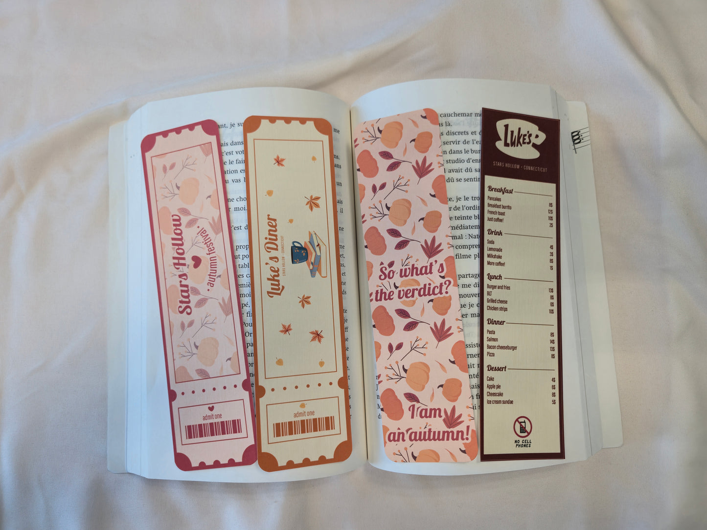 Marque-pages Gilmore Girls, Luke's Diner ♥ Collection Gilmore Girls