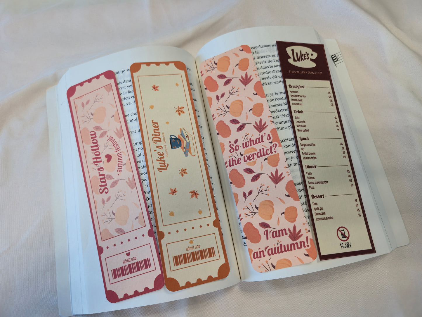 Marque-pages Gilmore Girls, Luke's Diner ♥ Collection Gilmore Girls