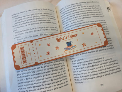 Marque-pages Gilmore Girls, Luke's Diner ♥ Collection Gilmore Girls