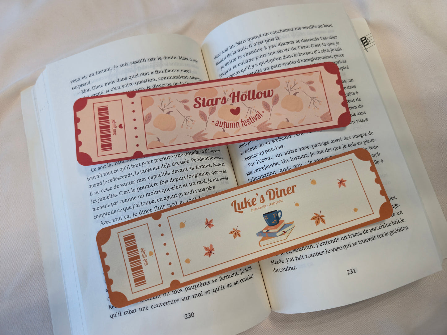 Marque-pages Gilmore Girls, Luke's Diner ♥ Collection Gilmore Girls