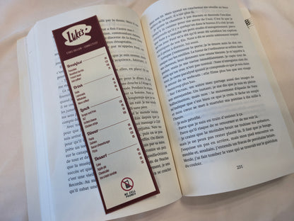 Marque-pages Gilmore Girls, Luke's Diner ♥ Collection Gilmore Girls