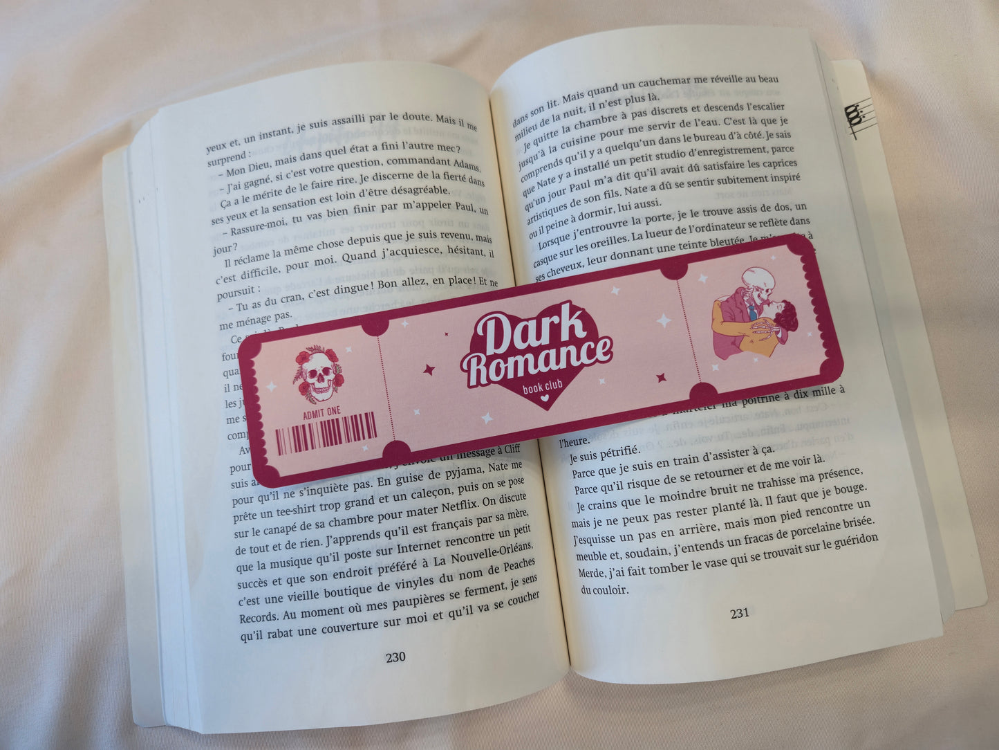 Marque-page Dark Romance ♥ Collection Book Club