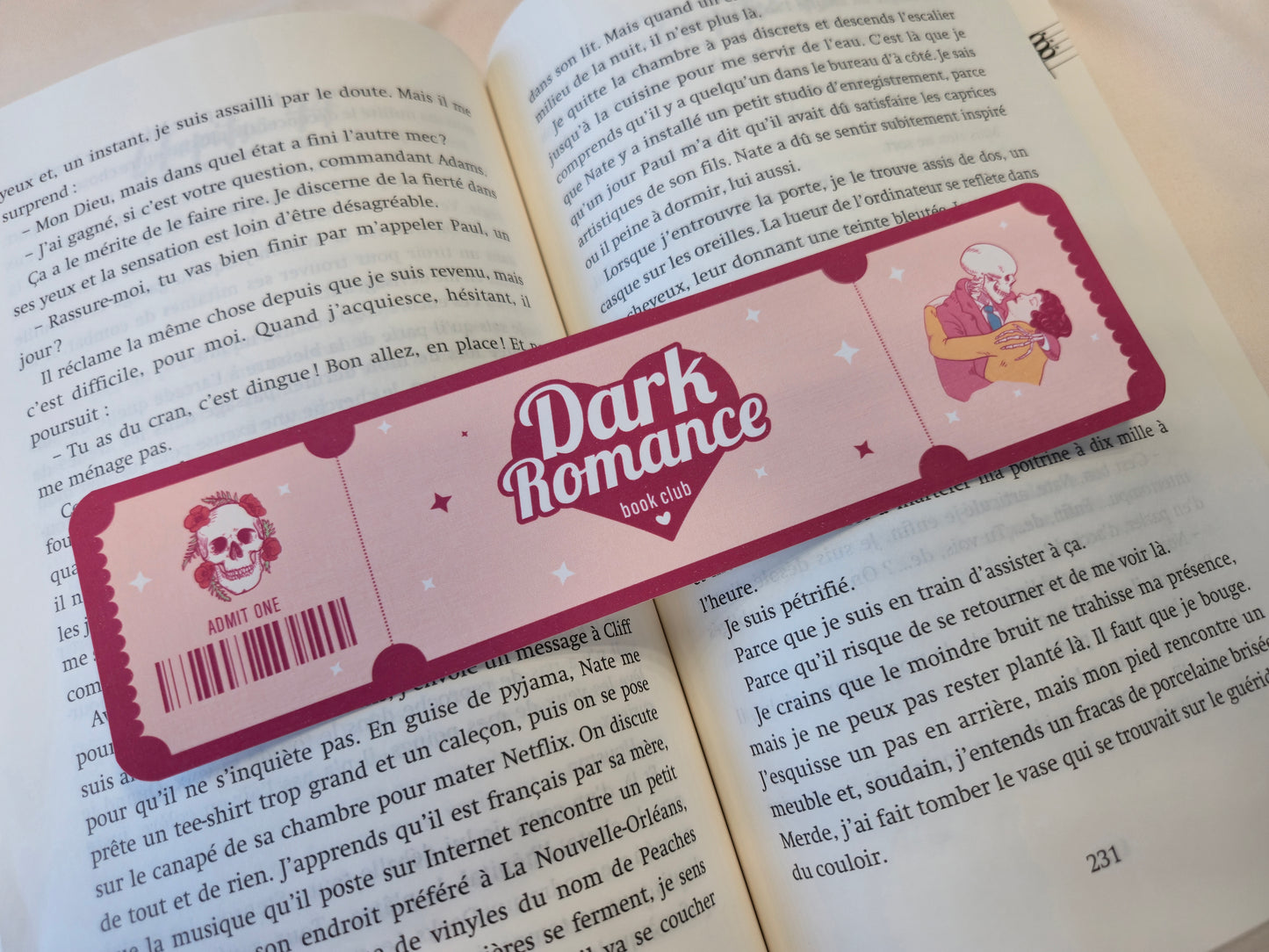 Marque-page Dark Romance ♥ Collection Book Club