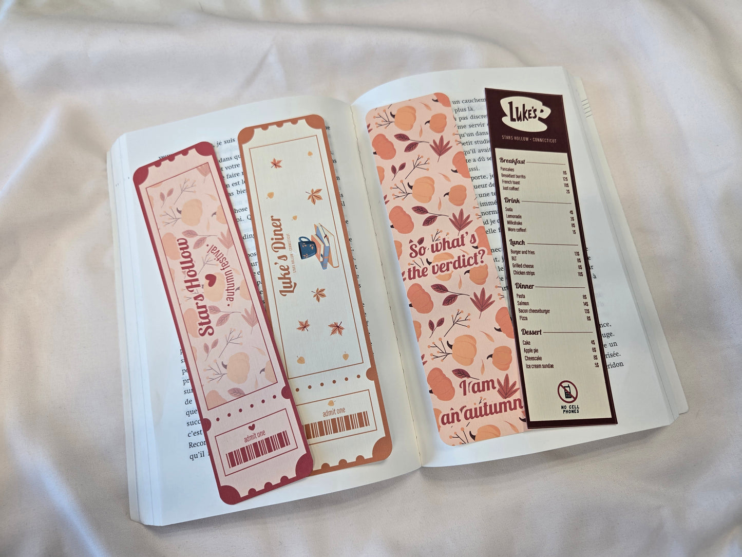 Marque-pages Gilmore Girls, Luke's Diner ♥ Collection Gilmore Girls