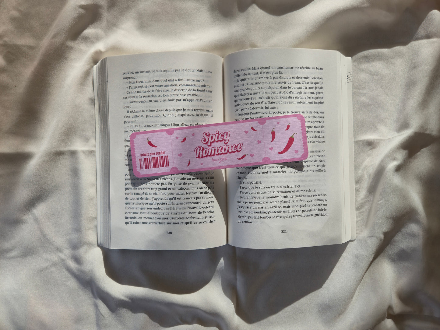 Marque-page Spicy Romance ♥ Collection Book Club