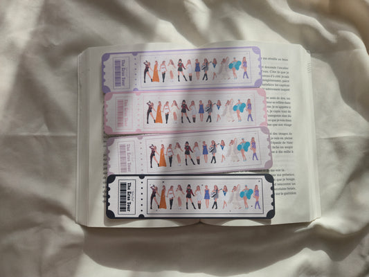 Marque-pages Taylor Swift - Tickets The Eras Tour ♥ Collection Taylor Swift