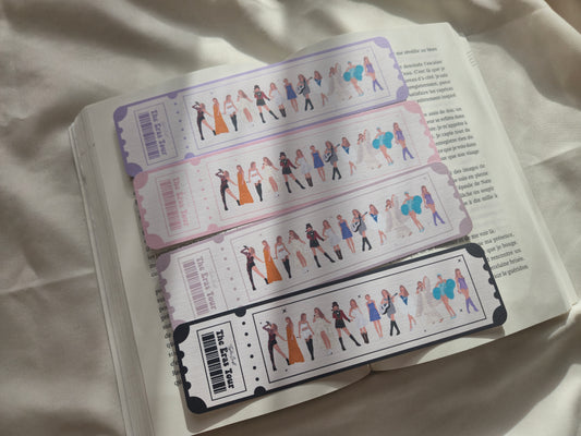 Marque-pages Taylor Swift - Tickets The Eras Tour ♥ Collection Taylor Swift