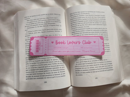 Marque-pages ♥ Book Lovers Club ♥