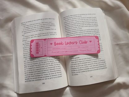 Marque-pages ♥ Book Lovers Club ♥