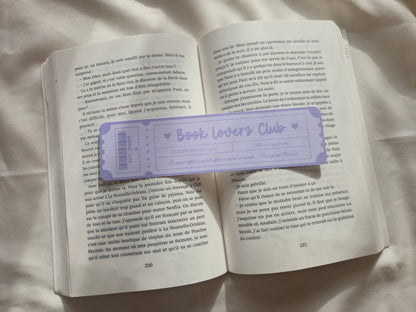 Marque-pages ♥ Book Lovers Club ♥