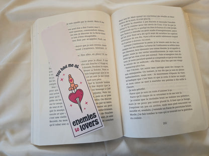 Marque-page Enemies to Lovers ♥