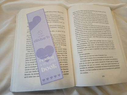 Bookmarks Do not disturb