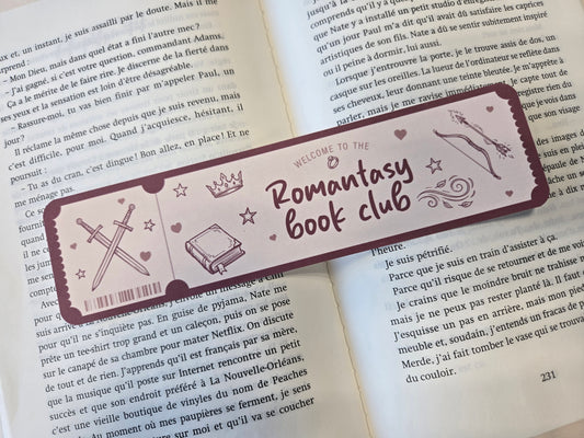 Marque-page Romantasy Book Club ♥ Collection Tropes