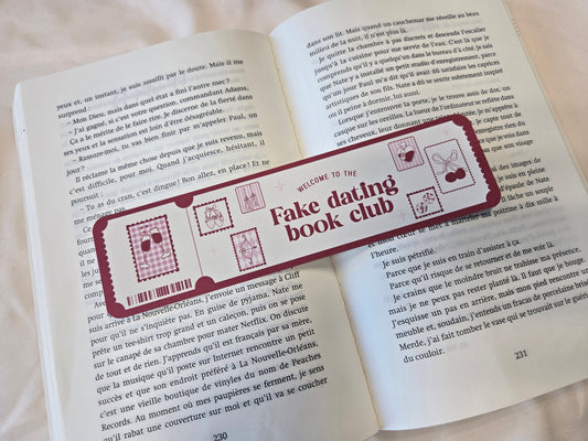 Marque-page Fake Dating Book Club ♥ Collection Tropes