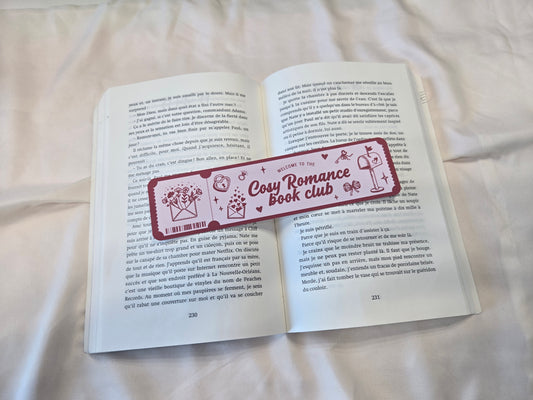 Marque-page Cosy Romance Book Club ♥ Collection Tropes