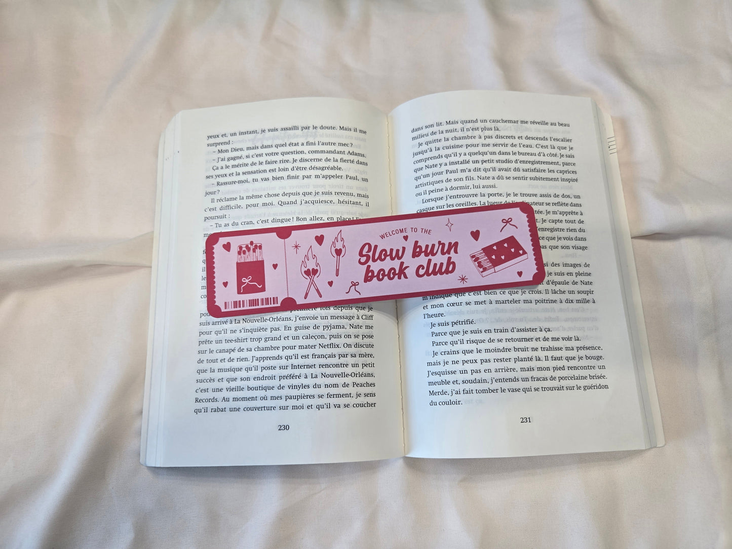 Marque-page Slow Burn Book Club ♥ Collection Tropes