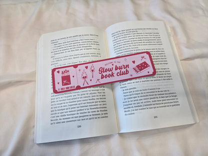 Marque-page Slow Burn Book Club ♥ Collection Tropes