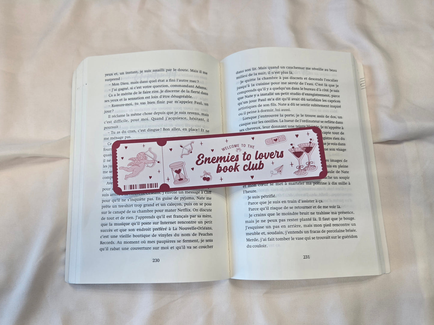 Marque-page Enemies to lovers Book Club ♥ Collection Tropes