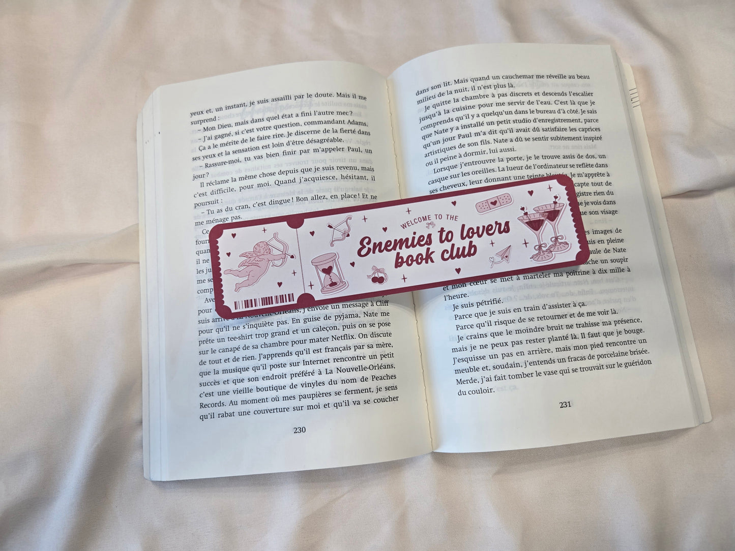 Marque-page Enemies to lovers Book Club ♥ Collection Tropes