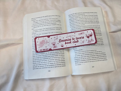 Marque-page Enemies to lovers Book Club ♥ Collection Tropes