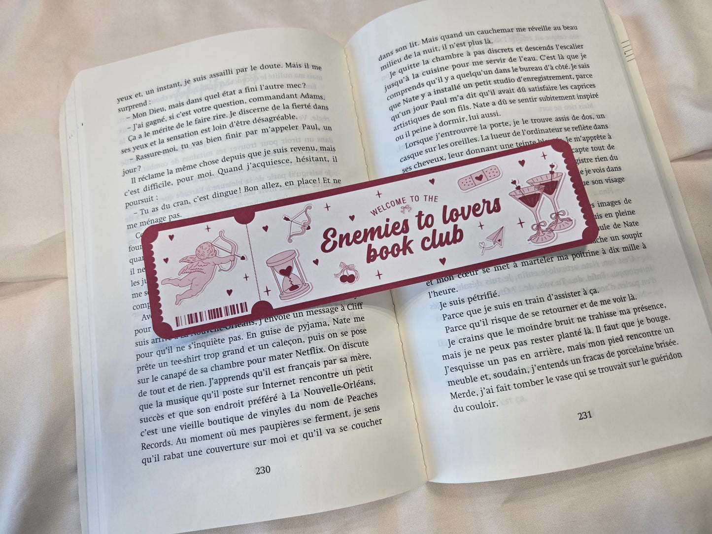 Marque-page Enemies to lovers Book Club ♥ Collection Tropes